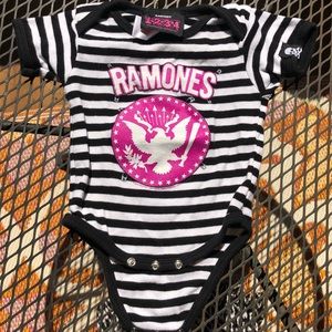 Ramones Onesie for Girls 3/6m
